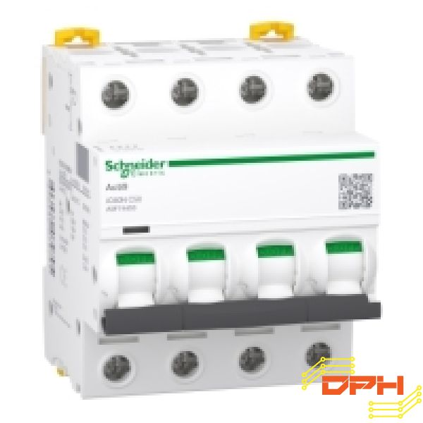 MCB/ CẦU DAO TỰ ĐỘNG LOẠI TÉP 4P 50A A9F74450 SCHNEIDER
