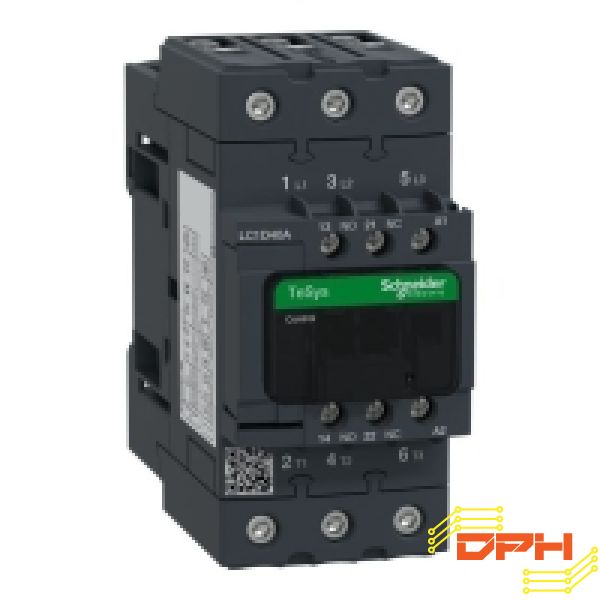 KHỞI ĐỘNG TỪ CONTACTOR 40A 220VAC LC1D40AM7 SCHNEIDER