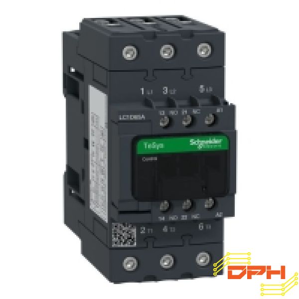 KHỞI ĐỘNG TỪ 110VAC 50A 1NO+1NC 110V LC1D50AF7 SCHNEIDER 