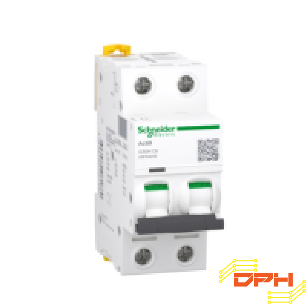 CẦU DAO TỰ ĐỘNG LOẠI TÉP 2P 6A A9F84206 SCHNEIDER