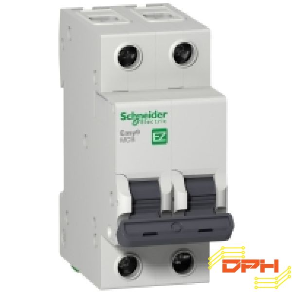CẦU DAO TỰ ĐỘNG LOẠI MCB TÉP 2P 6A EZ9F34206 SCHNEIDER