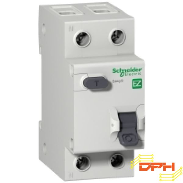 CẦU DAO TỰ ĐỘNG LOẠI CHỐNG GIẬT 2P (1P+N) 40A 30mA EZ9D34640 SCHNEIDER